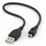 Kabelis Gembird Usb Male - Miniusb 0.3M Black Ccp-Usb2-Am5P-1