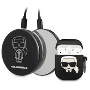 Karl Lagerfeld Klbppboa2K Apvalks Priekš Apple Airpods  Uzlāde