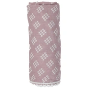 Lodger Swaddle Tribe Muslin kokvilnas autiņš, 120X120 cm, Rose Swt 107