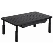 Monitora statīvs Gembird Adjustable Monitor Stand with Drawer Ms-Table-D-01