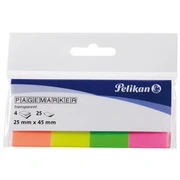 Pelikan Līmlapiņas 25 x 45Mm 4 neona krāsas 200246