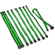 Psu kabeļu pagarinātāji Kolink Core Pro Braided Cable Extension Kit 12V-2X6 Type 2 - Venom Green Corepro-Ek-12Vt2-Grn