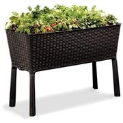 Puķu pods Easy Grow Rattan Waves brūns 29194592590
