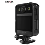 Sjcam A20 2K Ūdensdroša pārnēsājama ķermeņa kamera ar Dual Mikrofonu 16M 2.33Quot skāriena Lcd  pults Melna Sja20