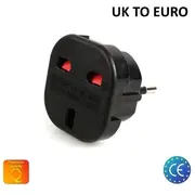 Strāvas ligzdas pāreja Uk Anglija 3Pin uz Eu standartu 2Pin adapteris Uk-Eur-Pwad