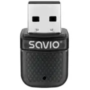 Tīkla adapteris Savio Bt-070 Wi-Fi 6 / Bluetooth 5.4