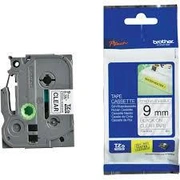 Tze-S121 uzlīmju lente Strong melns uz caurspīdīgu, 9Mm Tzes121