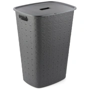 Veļas kaste Softex 56L 42X31,6X60Cm tumši pelēka 0800571Z68