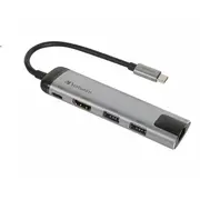 Verbatim Hubs Usb-C Multiport 49141V
