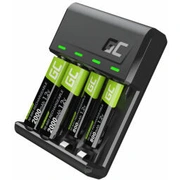 Bateriju lādētājs Green Cell Vitalcharger and Nimh Batteries 2X Aa 2000Mah Aaa 800Mah Grsetgc03