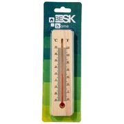 Besk Termometrs āra un iekštelpu, koka 15Cm 4750959072998