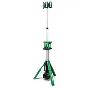 Bezvadu lampas statīvs Hikoki Ub18Dgw4Z, 18 V, 4000 lm, augstums regulējams 123-215 cm, Ip55, līdz 17 stundu darbības laiks Ub18Dgw4Z