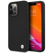 Bmw Bmhcp13Xsilbk Back Case Aizmugurējais Ādas Apvalks Telefonam Apple iPhone 13 Pro Max