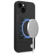 Bmw Bmhmp14Mslblbk Aizmugurējais Apvalks Priekš Apple iPhone 14 Plus / 15