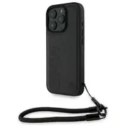 Bmw Leather Signature and Strap Case Maciņš priekš Apple iPhone 16 Pro Max Bmhcp16X23Rmrlk