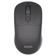 Datorpele Savio Mb-04 Silent Usb-C/2.4Ghz/Bt Black