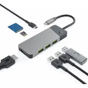 Dokstacija Green Cell Usb-C 85W 7In1 Hubgc01