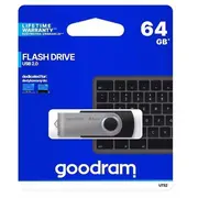 Goodram 64Gb Uts2 Usb 2.0 Zibatmiņa Uts2-0640K0R11