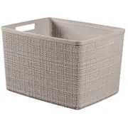 Groziņš Jute L 20L 36X28X23Cm bēšs  0801907382