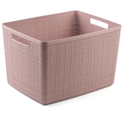 Groziņš Jute L 20L 36X28X23Cm rozā 0801907204