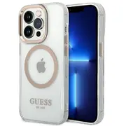 Guess Guhmp14Xhtrmd Aizmugurējais Apvalks Priekš Apple iPhone 14 Pro Max