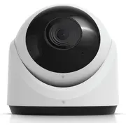 Ip novērošanas kamera 4K Poe 8 Mp 1/1.8 sensors, Ai notikumu atpazīšana, Ir nakts redzamība 30 m, mikrofons, Ip66 laika apstākļu aizsardzība, sienas/griestu montāža G6 Turret Balts Ubiquiti Uvc-G6-Turret-W