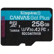 Kingston Canvas Go Plus Microsdxc Atmiņas karte 256Gb Sdcg4/256Gbsp