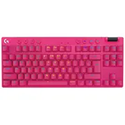 Klaviatūra Logitech G Pro X Tkl Lightspeed Tactile Magenta 920-012159