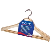 Koka drēbju pakaramie York, 3 gab. 400-03272