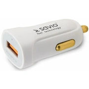 Lādētājs Savio Car Quick Charge Charger White Sa-05/W