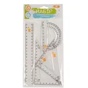 Lineālu komplekts Yes4 gab., lineāls 20 cm 200-15283