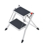 Pakāpienu soliņš salokāms Mk60 Standardline / tērauda 2 pakāpieni balts 034310001