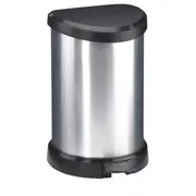 Pedāļspainis metalizēts Deco Bin 20L sudraba 802120582 Curver 0802120582