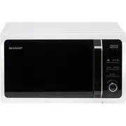 Sharp mikroviļņu krāsns, 20L, 800W balta R243W