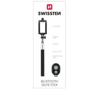 Swissten Bluetooth Selfie Stick Statīvs Telefoniem un Kamerām Ar Distances Pulti Sw-Self-B-B