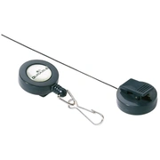 Turētājs personas kartei Durable izvelkams, ar klipsi, melna 150-00746