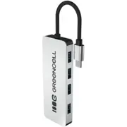 Usb hubs Greencell 4 Port Usb-C 3.0 Hub-Gc-C4A