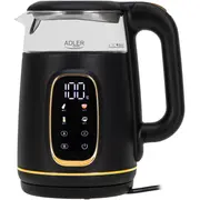 Adler Ad 1305Bg Elektriskā tējkanna ar temperatūras kontroli 1.7L 2200W