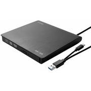 Ārējais diskdzinis Savio External Slim drive Cd/Dvd R/ Rw  Usb-C/ Usb-A Ak-59