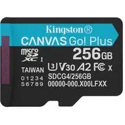 Atmiņas karte Kingston  Canvas Go Plus G4 Microsdxc 256Gb Sdcg4/256Gbsp