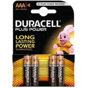 Baterijas Duracell Aaa Alkaline 4-Pack 5000394127326