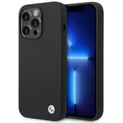 Bmw Bmhcp14Lsilbk Aizmugurējais Apvalks Priekš Apple iPhone 14 Pro