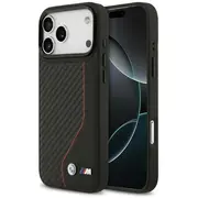 Bmw M Carbon Line  Logo Magsafe Case Aizsargapvalks priek Apple iPhone 17 Pro Max Bmhmp17X25Pccsckr