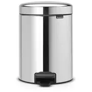 Brabantia atkritumu tvertne ar pedāli Newicon, 5 l, Brilliant Steel 112621