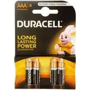 Duracell Aaa Mn2400 Alkaline Lr03 1.5V Baterijas 4Gab. Mn2400/4