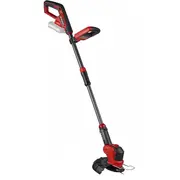 Einhell Ge-Ct 18/25 Li-Solo 3411255 Bezvada zāles trimmeris 18 V 25 cm griešanas platums 180 pagriežama un noliecama galva Teleskopiska roktura Regulējama papildu Pozīcija Bez akumulatora lādētāja Sarkans-Melns