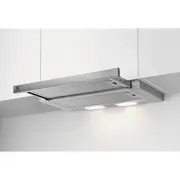 Electrolux izvelkams tvaika nosūcējs, 60 cm, C, pelēks Lfp326S