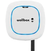 Elektroauto uzlādes stacija Pulsar Max ar 22 kW jaudu Wi-Fi Bluetooth savienojumu 7 m kabeli balta Plp-M-2-4-9-001 Wallbox Plp4-M-2-4-9-001