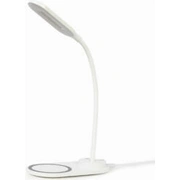 Galda lampa Gembird Desk Lamp with Wireless Charger White Ta-Wpc10-Led-01-W