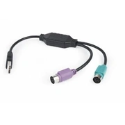 Gembird Usb Male - 2 x Ps/2 Female Uaps12-Bk